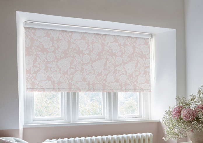 Shabby Chic by Rachel Ashwell Stipple (Blackout), Dusky Pink - Twist&Fit Roller Blind - Image 5